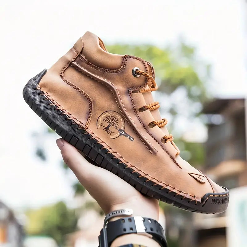 Herren Lederschuhe Bequem Hochwertiges Leder Ergonomische Passform 3
