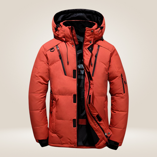 Herren Mantel Lang Warm Wasser- und Windabweisend Hochisolierend für Winter 0