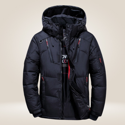 Herren Mantel Lang Warm Wasser- und Windabweisend Hochisolierend für Winter 1