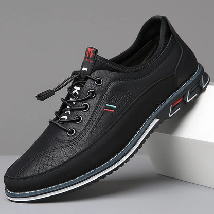 Herren Oxford-Schuhe Atmungsaktiv Bequem Schwarz Flexibles Design 9