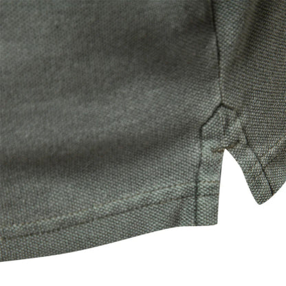 Herren Polo Shirt Elegantes Design Langarm 100% Baumwolle 5