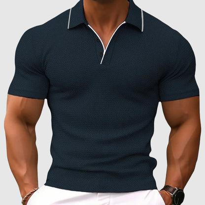 Herren Polo Shirt Modern Bequem Hochwertiger Stoff Atmungsaktiv 4