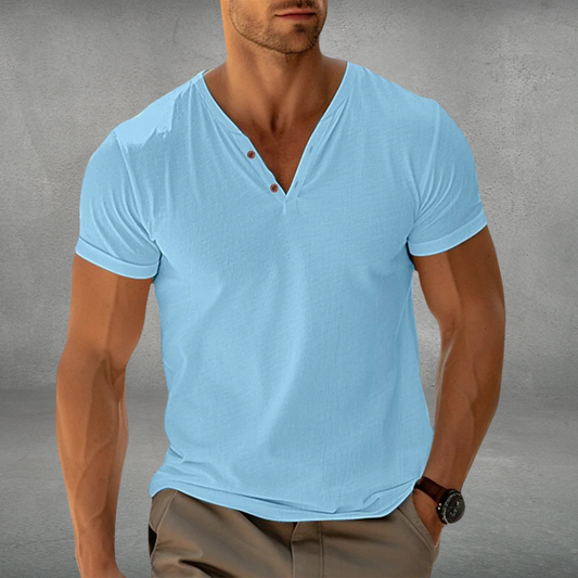 Herren Polo Shirt Slim Fit Atmungsaktive Baumwolle Knitterfrei 0