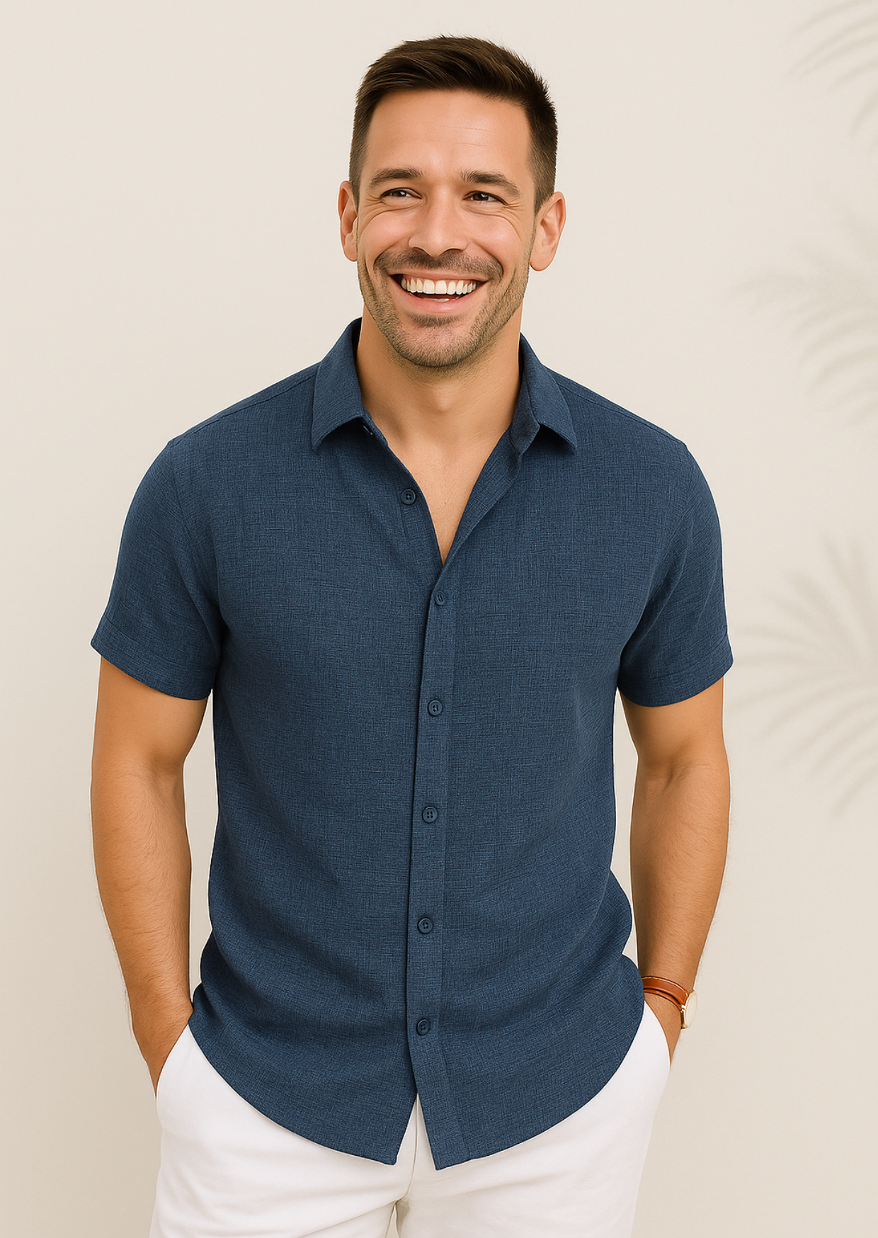 Herren Polohemd Atmungsaktiv Moderner Schnitt Hochwertiger Stoff 3