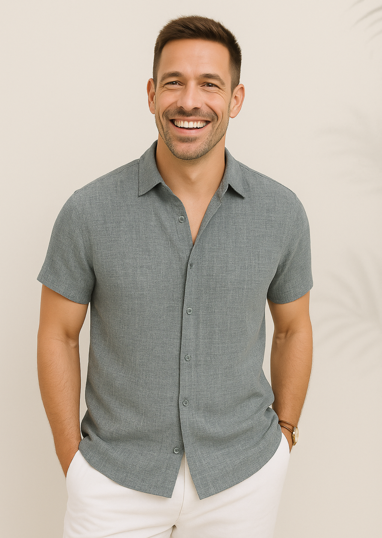 Herren Polohemd Atmungsaktiv Moderner Schnitt Hochwertiger Stoff 6
