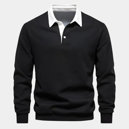 Herren Polohemd Elegantes Design Hochwertige Baumwolle Atmungsaktiv 0