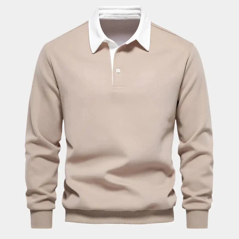 Herren Polohemd Elegantes Design Hochwertige Baumwolle Atmungsaktiv 1