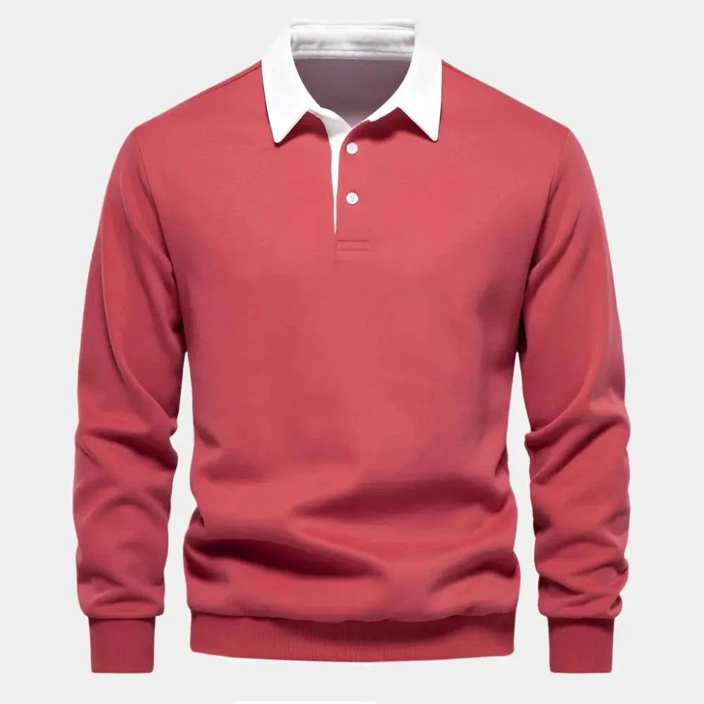 Herren Polohemd Elegantes Design Hochwertige Baumwolle Atmungsaktiv 4