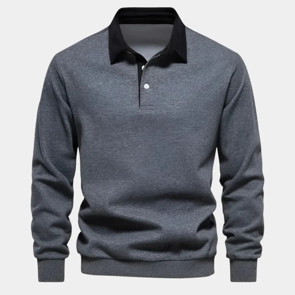 Herren Polohemd Elegantes Design Hochwertige Baumwolle Atmungsaktiv 5