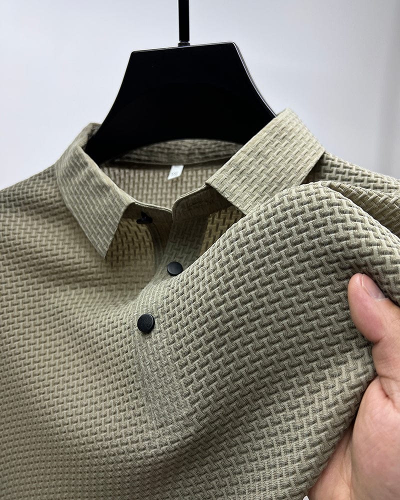 Herren Poloshirt Atmungsaktiv Elegantes Design Hochwertiger Stoff 8