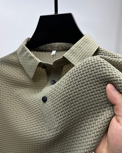 Herren Poloshirt Atmungsaktiv Elegantes Design Hochwertiger Stoff 8