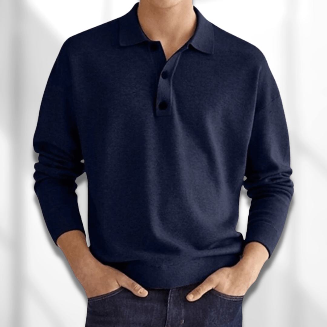 Herren Poloshirt Luca Klassischer Stil Hochwertige Materialien 2