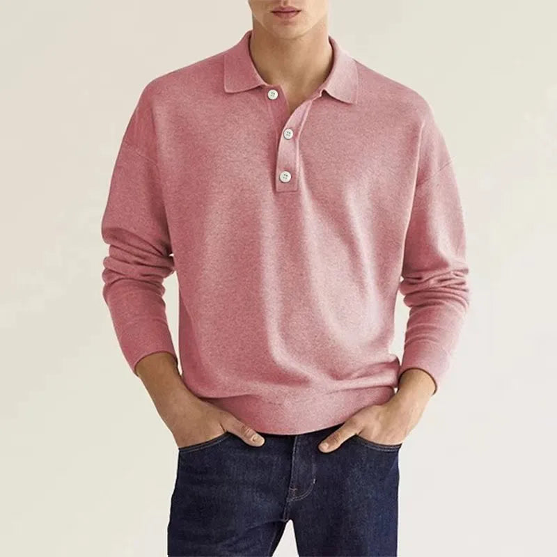 Herren Poloshirt Luca Klassischer Stil Hochwertige Materialien 6