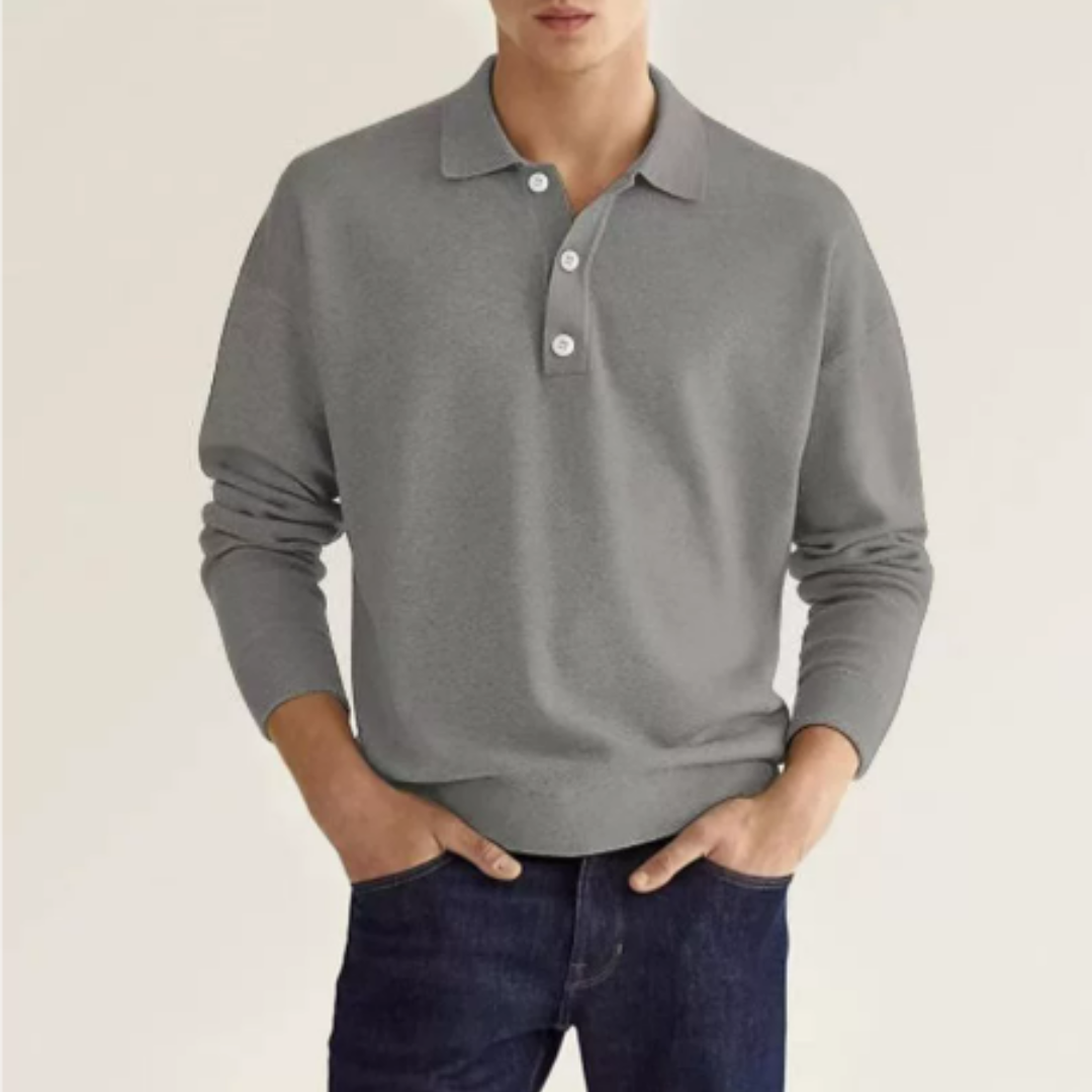 Herren Poloshirt Luca Klassischer Stil Hochwertige Materialien 7