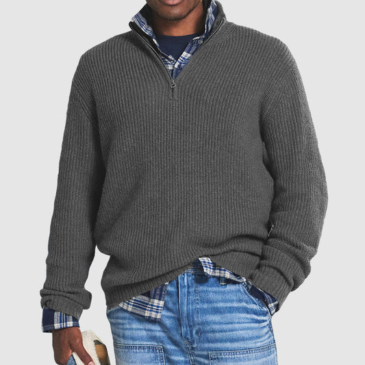 Herren Pullover Warm Langarm Bequem Kuschelig 0