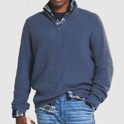 Herren Pullover Warm Langarm Bequem Kuschelig 2