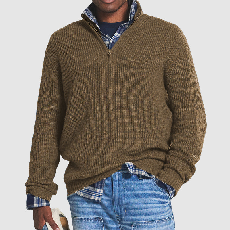 Herren Pullover Warm Langarm Bequem Kuschelig 3