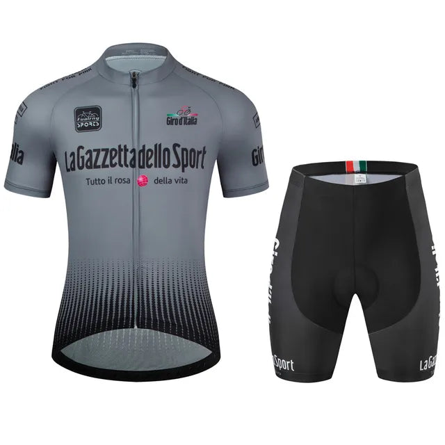 Herren Radsportbekleidungsset Atmungsaktiv Hochwertiges Castelli-Gewebe 1