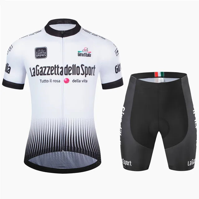 Herren Radsportbekleidungsset Atmungsaktiv Hochwertiges Castelli-Gewebe 10