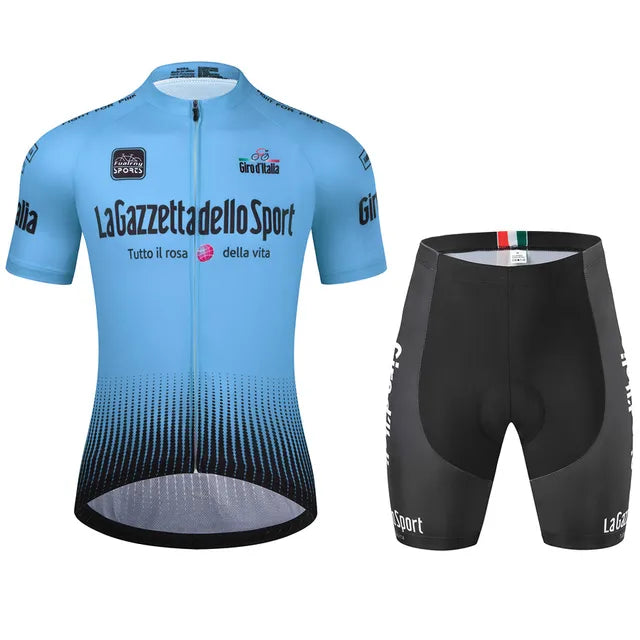 Herren Radsportbekleidungsset Atmungsaktiv Hochwertiges Castelli-Gewebe 11