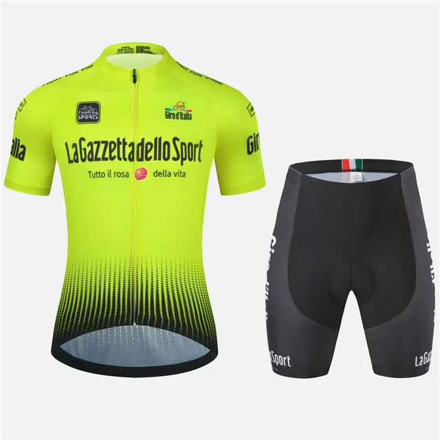 Herren Radsportbekleidungsset Atmungsaktiv Hochwertiges Castelli-Gewebe 12