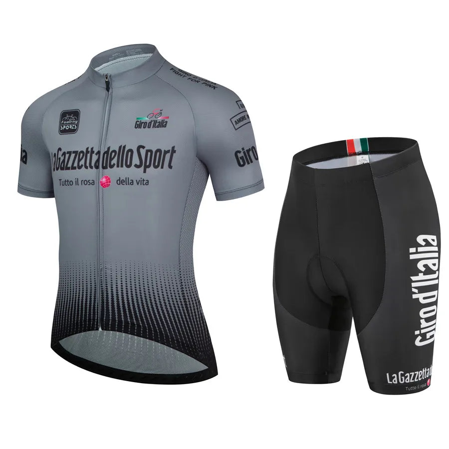 Herren Radsportbekleidungsset Atmungsaktiv Hochwertiges Castelli-Gewebe 2