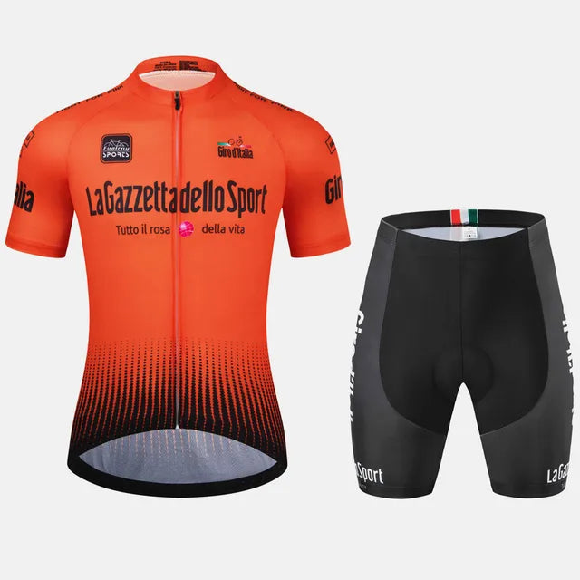 Herren Radsportbekleidungsset Atmungsaktiv Hochwertiges Castelli-Gewebe 7