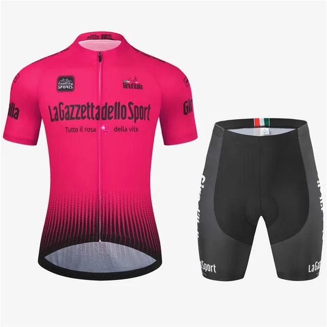 Herren Radsportbekleidungsset Atmungsaktiv Hochwertiges Castelli-Gewebe 8