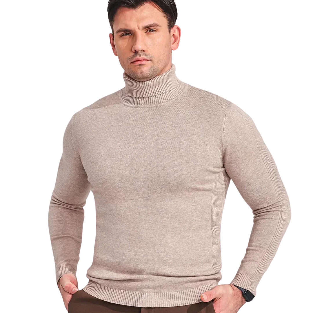 Herren Rollkragenpullover Luxuriös Warm Aus Kaschmir 1