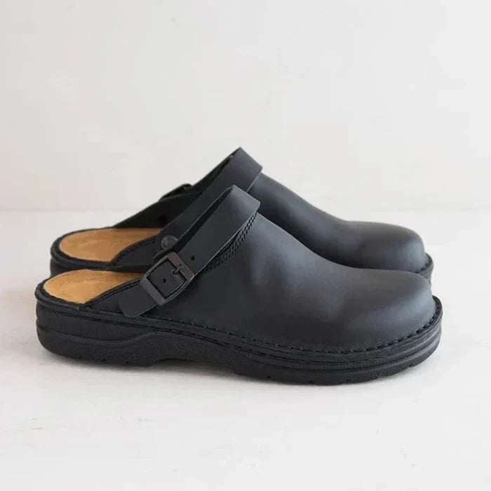 Herren Sandalen Echtleder Rutschfeste Sohle Bequem für Alltag und Outdoor 3