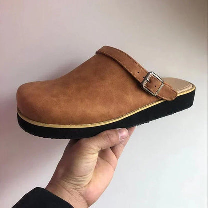 Herren Sandalen Echtleder Rutschfeste Sohle Bequem für Alltag und Outdoor 4