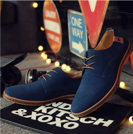 Herren Schnürschuhe Klassisch Bequem Leder 0