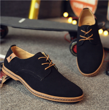 Herren Schnürschuhe Klassisch Bequem Leder 10