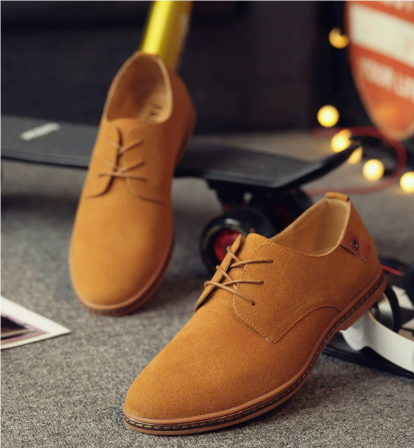 Herren Schnürschuhe Klassisch Bequem Leder 11