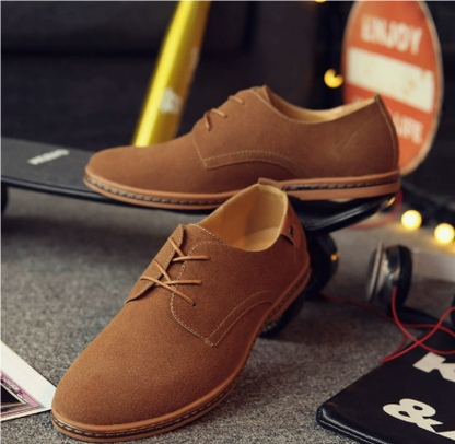 Herren Schnürschuhe Klassisch Bequem Leder 12