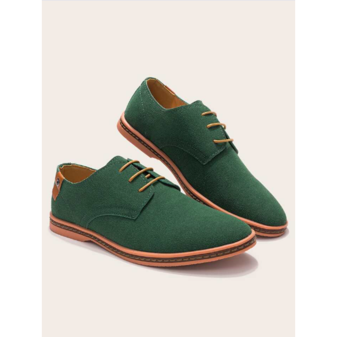 Herren Schnürschuhe Klassisch Bequem Leder 13