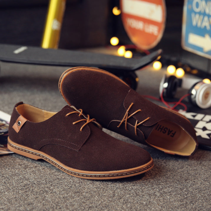 Herren Schnürschuhe Klassisch Bequem Leder 2