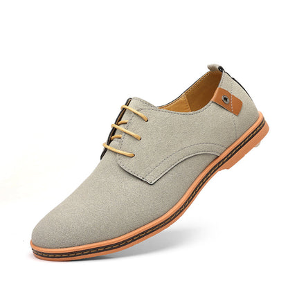 Herren Schnürschuhe Klassisch Bequem Leder 4