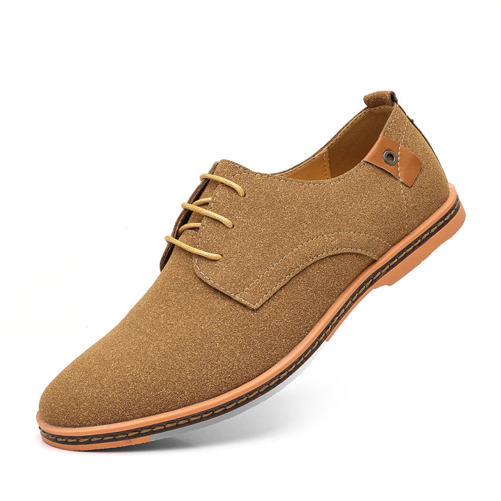Herren Schnürschuhe Klassisch Bequem Leder 5