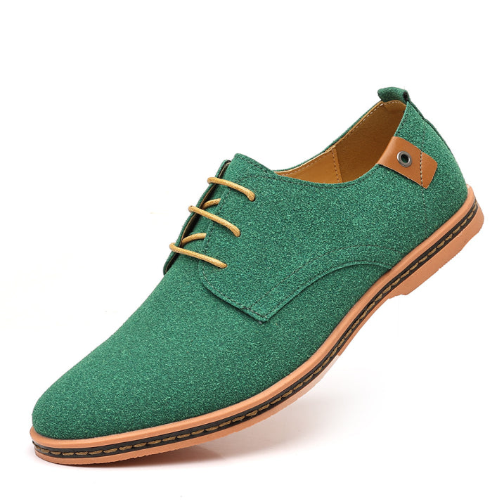 Herren Schnürschuhe Klassisch Bequem Leder 6