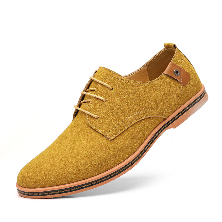 Herren Schnürschuhe Klassisch Bequem Leder 7