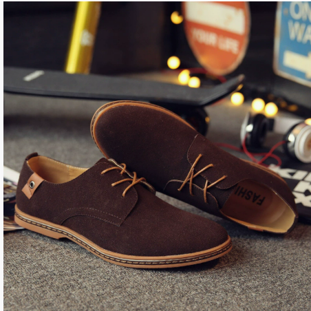 Herren Schnürschuhe Klassisch Bequem Leder 8