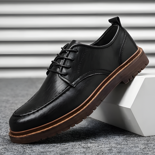 Herren Schnürschuhe Klassisch Elegant Leder 0
