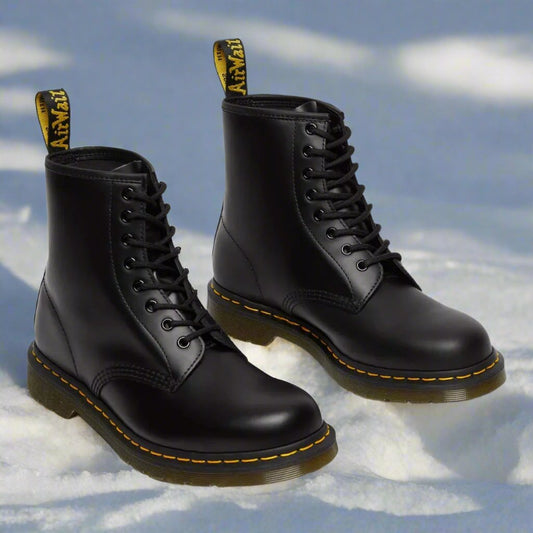 Herren Schnürstiefel Schwarz Hochwertiges Leder Elegant Klassisch 0