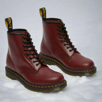 Herren Schnürstiefel Schwarz Hochwertiges Leder Elegant Klassisch 1