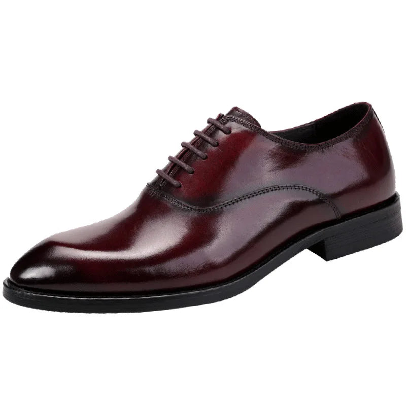 Herren Schuhe Oxford Stil Echtes Leder Komfortabel Elegant 5