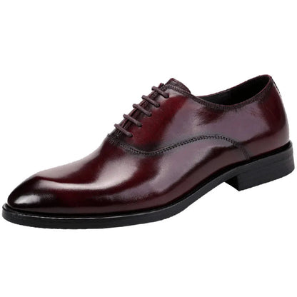 Herren Schuhe Oxford Stil Echtes Leder Komfortabel Elegant 5