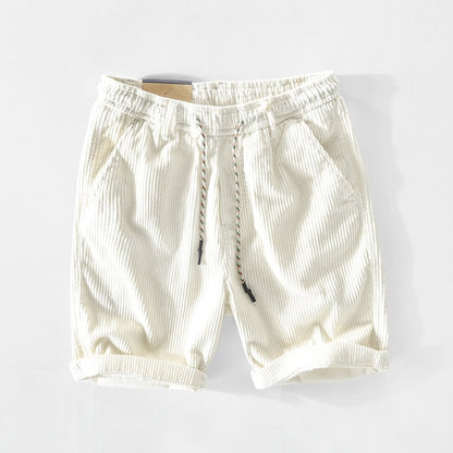 Herren Shorts Kord Bequem Lockere Passform Weiches Material 5