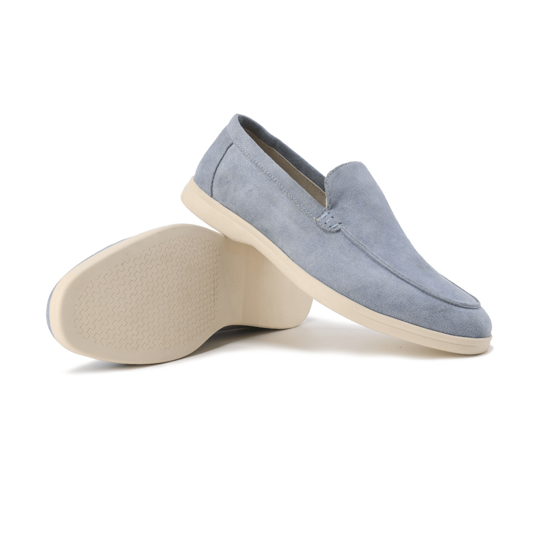 Herren Slipper Wildleder Atmungsaktiv Bequeme Loafers Mokassins 3