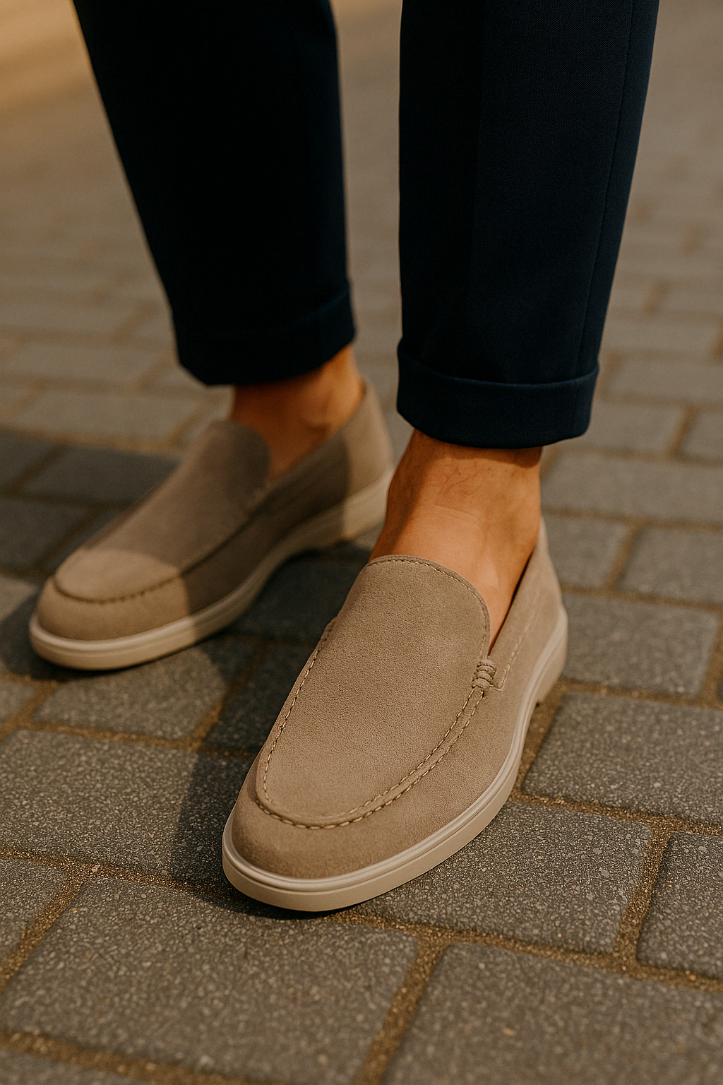 Herren Slipper Wildleder Klassisches Design Komfortabel für Büro und Freizeit 1